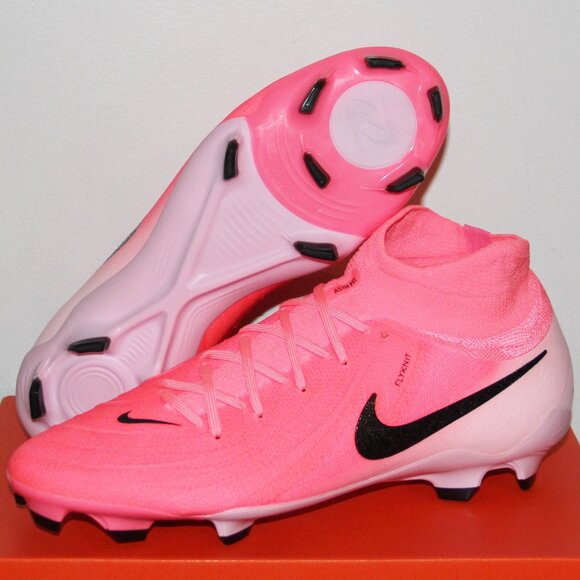 Nike Phantom Luna 2 Pro FG Soccer Cleats Mens 8 9.5 Sunset Pulse Black - Picture 1 of 7